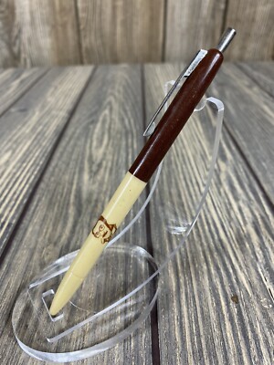 Vintage Herman Marcus Mr Jack Dallas Tx Brown Retractable Pen