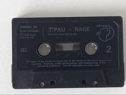 T'PAU RAGE CASSETTE TAPE - Picture 6 of 7