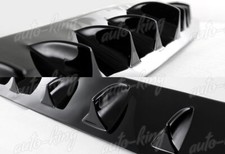 Black Rear Roof Shark Fin Style Vortex Spoiler Wing Fit 06-11 Honda Civic Sedan