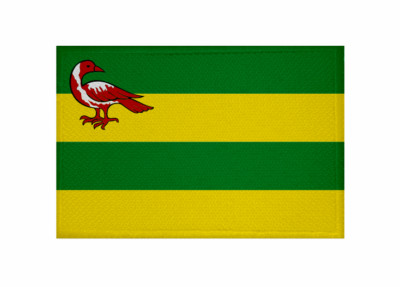 Aufnäher Hindeloopen (Súdwest-Fryslân) Fahne Flagge Patch 9 x 6 cm