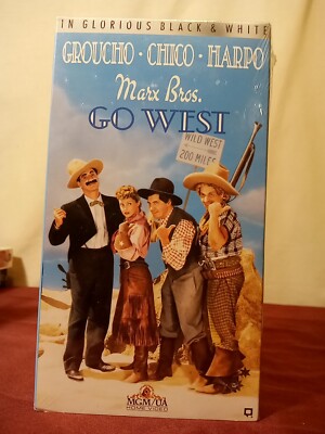 Marx Brothers Go West (VHS) 1942/92, SEALED   Groucho, Chico, Harpo, Diana Lewis