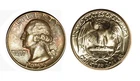 1955-P Washington Quarter - Near Gem BU - Roll End Toned  #204