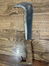 Vintage Jungle Machete ANGELO B. ATTREZZI Made In Italy Leather Handle BLN