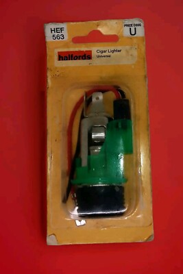 car cigarette lighter socket halfords Halfords Cigarette Cigar 12v Dash Push Illuminated Cig Lighter Socket