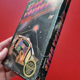 Nintendo NES Star Voyager Game with Hangtag Box Manual Works