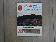 Vintage Fujifilm Mini Guide Tourist of Mexico - Zacatecas 1989 In Espanol