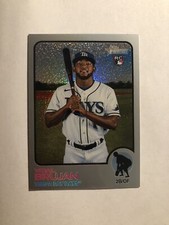 2022 Heritage Base Chrome Silver #90 Vidal Brujan /373  - Tampa Bay Rays RC