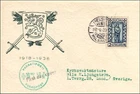 The War Of Liberation Soldier 1918 Parade Post Coat of Arms Finland FDC 1938