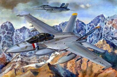 Trumpeter 03205 - 1:32 F/A-18F Super Hornet - Neu