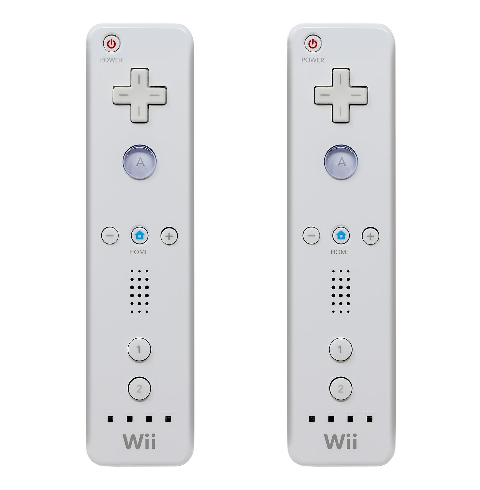 Authentic Wii Remote White by Nintendo [2 Pack] + 1 Year Warranty + US Seller