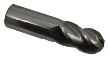 Imco (67416) 1" x 1-3/4" x 1" x 4" OAL Carbide 4FL Spiral Ball Pow-R-Feed Mill 