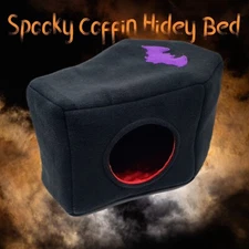 Coffin Pet Bed Fleece for Guinea Pig Ferret Rat Chinchilla Halloween Washable