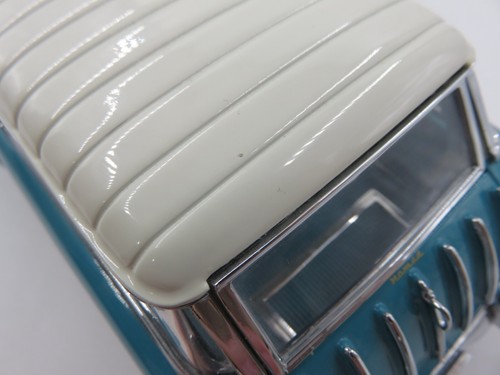 1955 Chevrolet Nomad Turquoise 1:24 Diecast Car - Danbury Mint + Box/Paperwork - Picture 14 of 16