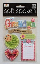 Grandma Themed Scrapbooking Stickers By Soft Spoken 