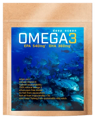 ALPHAPOWER FOOD Omega 3 1000 Kapseln + 95 = Jahr 1000mg + Vitamin E