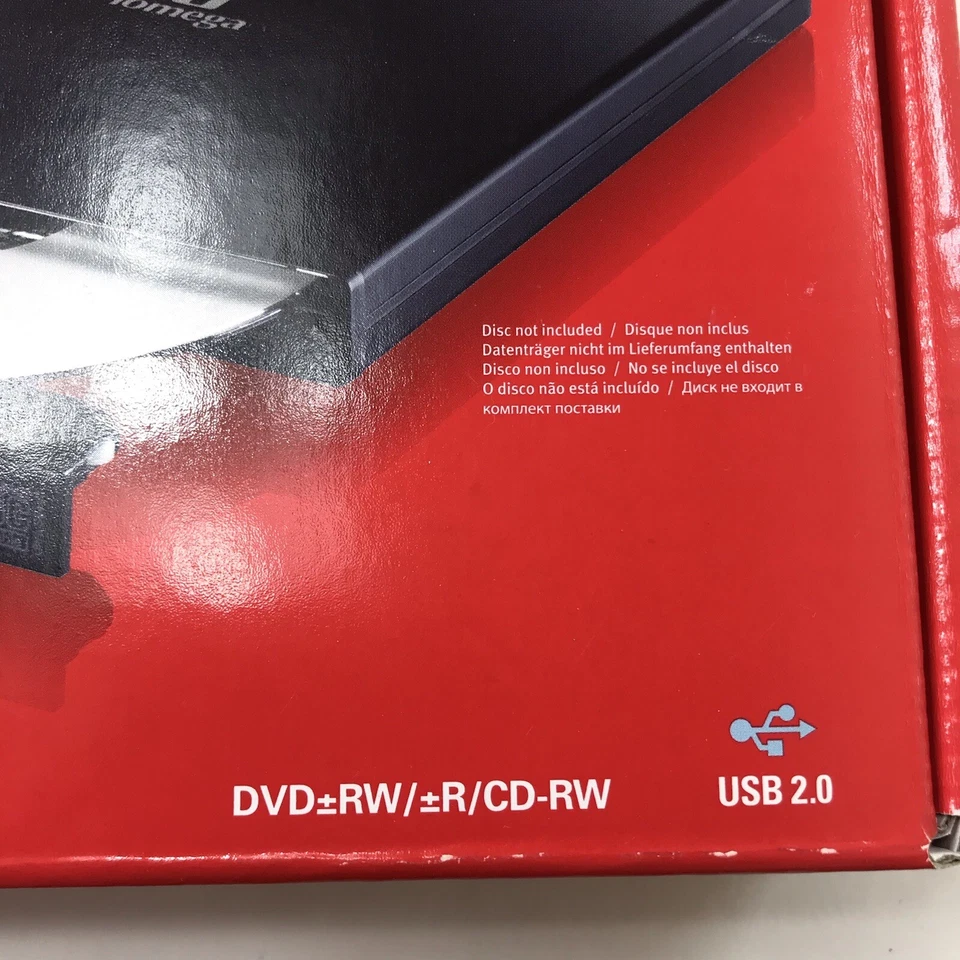 Iomega Super Slim DVD Writer 8x Dual-Format USB 2.0 External Drive Brand New - Image 3 of 4