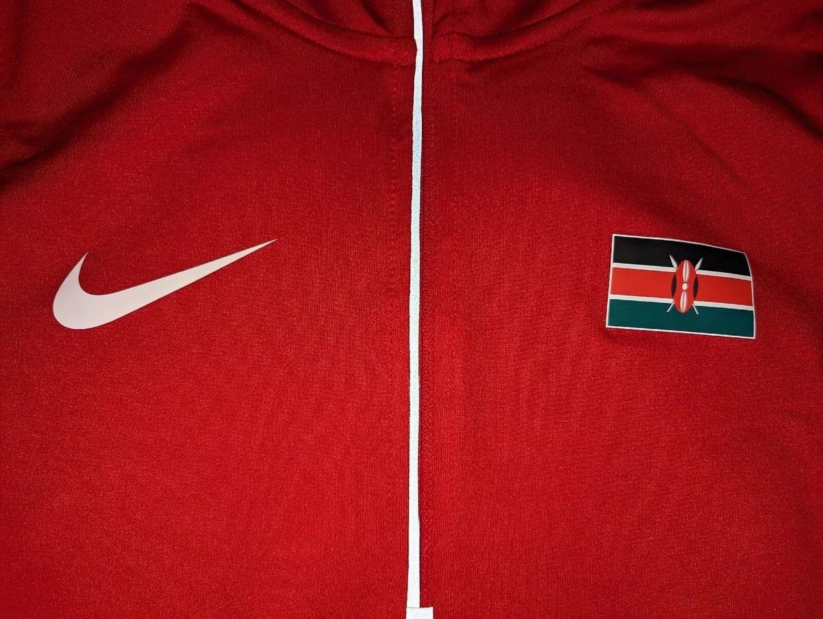 Women's Nike Pro Elite Half Zip Pullover Shirt Track & Field Kenya