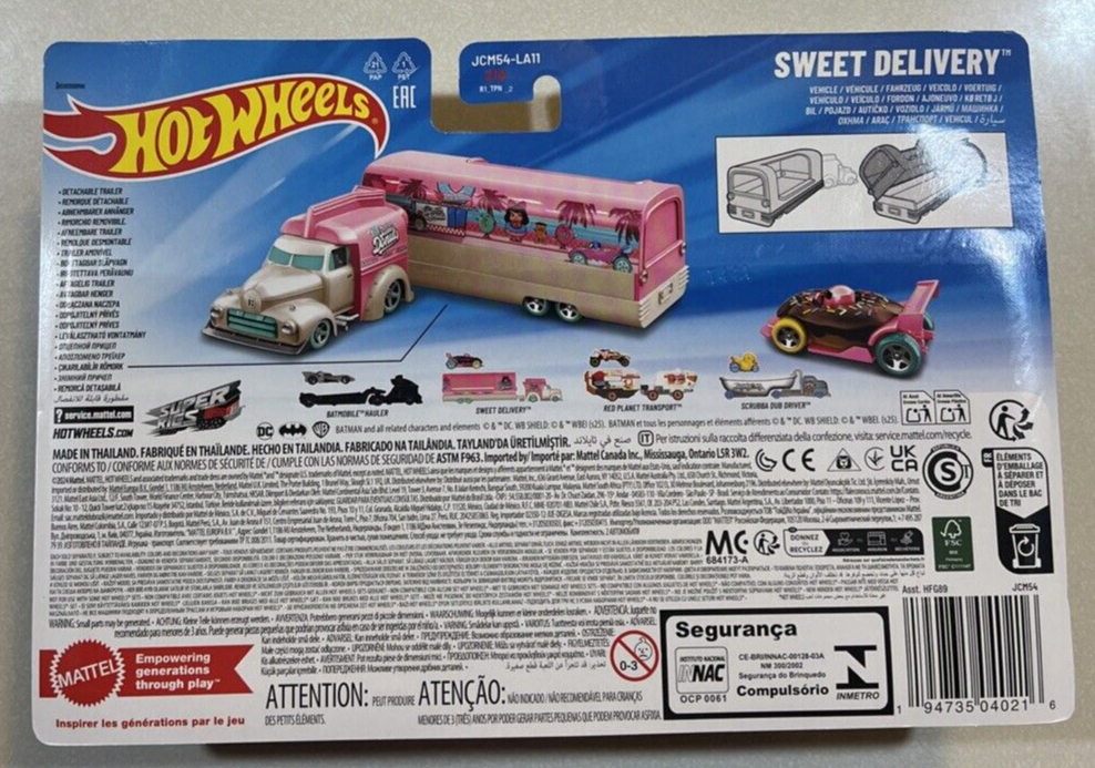 NEW 2025 Hot Wheels Super Rigs Sweetie's Donuts Sweet Delivery | eBay