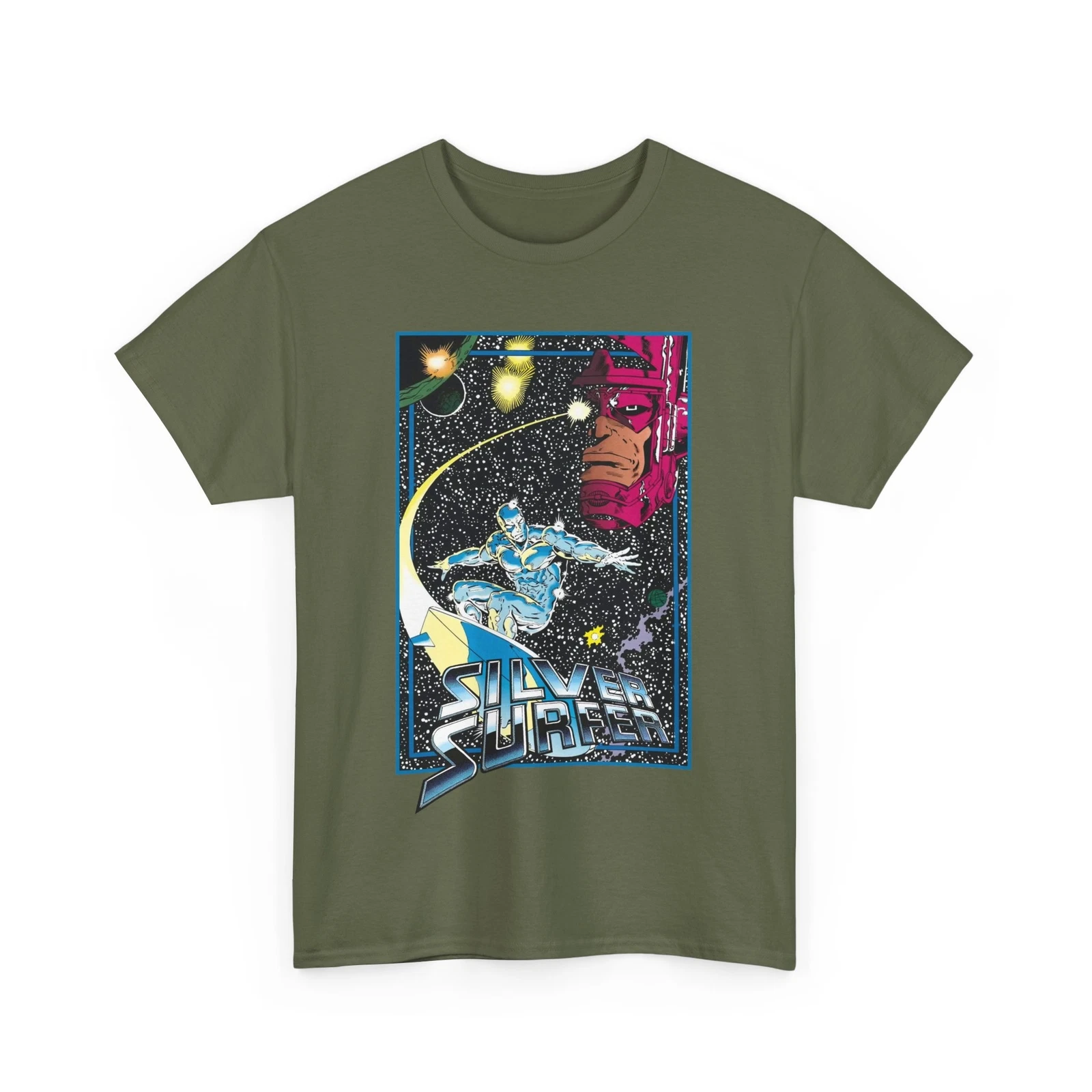 Silver Surfer T-Shirt - Marvel Comics - Ron Lim Art - Galactus - Norrin Radd