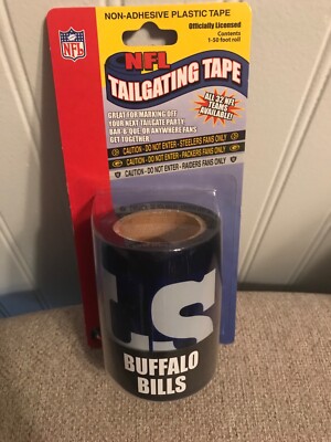 Nfl Buffalo Bills Tailgating Tape 50ft Roll...Attention Bills fans  