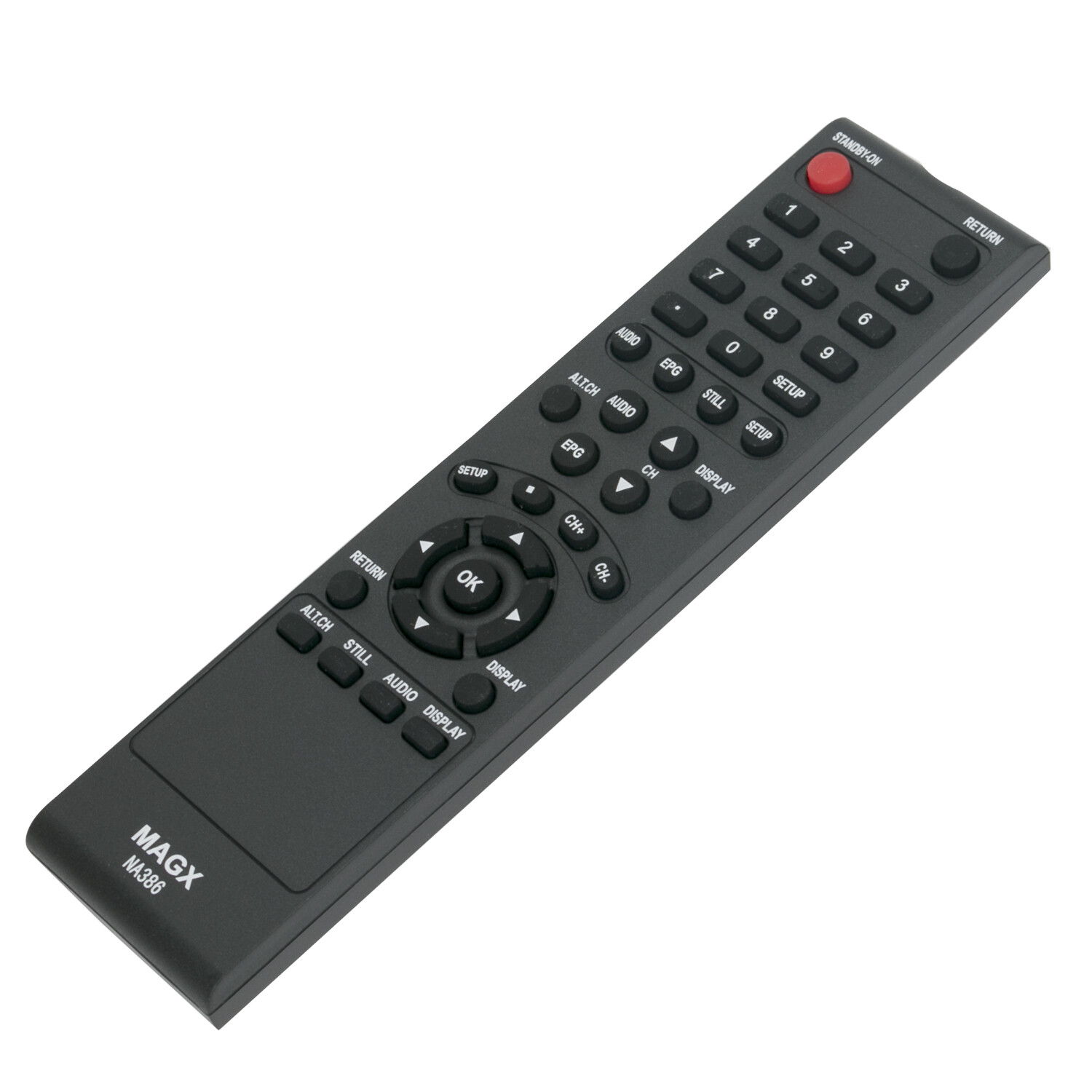 New Remote Control NA386 NA386UD Replace for Magnavox TV Box TB100MW9A TB110MW9A