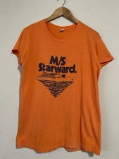 Vintage 70s Hanes M/s Starward Men’s Tshirt Size L 19.5x28 USA Made