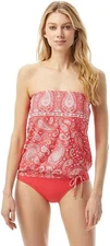 Michael Kors 281570 Romantic Paisley Blouson Bandini ,Size SMALL