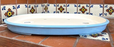 Yixing 21'' Shallow High Quality Unglazed Hi Temp Fired Oval Bonsai Pot Forest