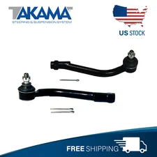 PAIR 2pcs Front Outer Tie Rod Ends For HYUNDAI SANTA FE VERACRUZ KIA SORENTO