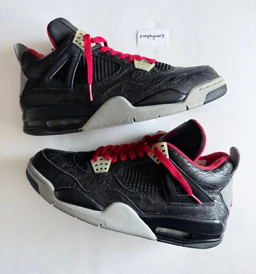 Preços baixos em Jordan 4 Retro Rare Air Black Laser | eBay