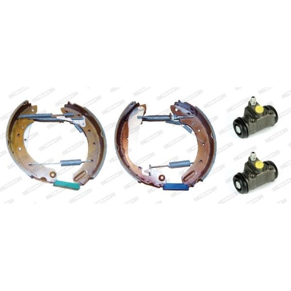 Ferodo Bremsbackensatz Bremsbacken Hinten FüR Nissan Terrano II R20 Ford-image