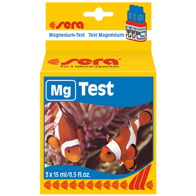 Sera Magnesium (Mg) Test Kit 15mL Test Magnesium in Marine and Reef Aquariums