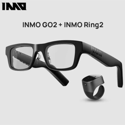 新品同様 旅行・学習用、同時翻訳　INMO GO スマートグラス ARグラス INMO GO2 GO 2 Wireless Smart AR Glasses AI-Assisant Translator