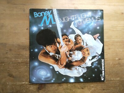 Boney M Night Flight To Venus A4/B4 2nd Press EX Vinyl Record 26026OT (J8)