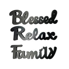 Wood Letters Table Top Sign Free Standing Letters Wall Decoration Word Sign