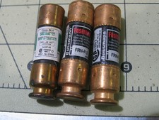 3 Never Used Fuses 1-1/2"long W/ 1/2" dia. 6-1/4a two 3amp