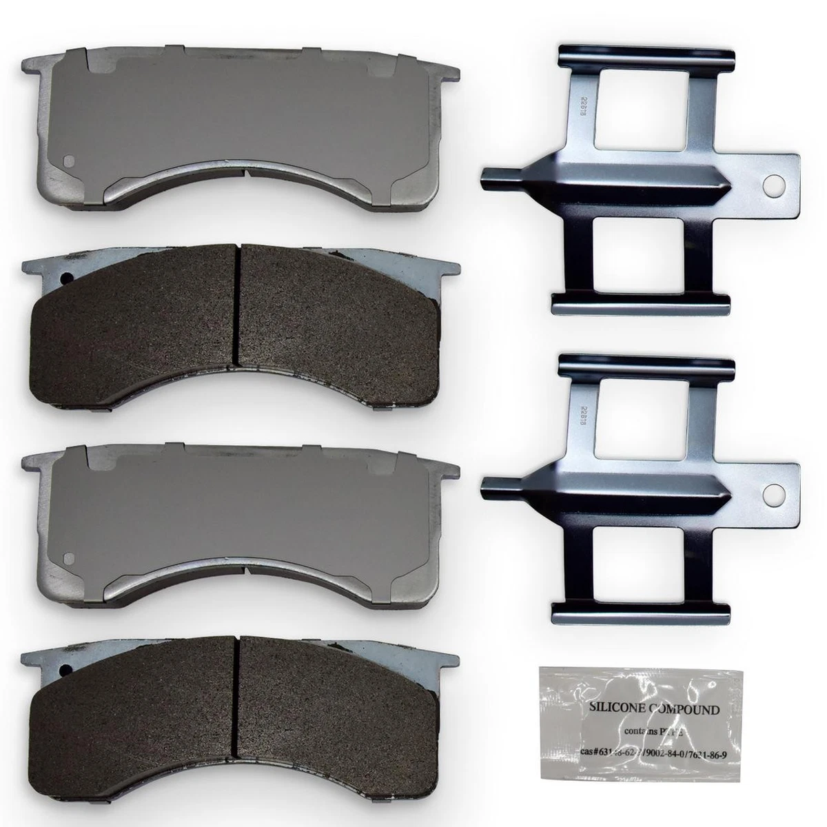 Kit De Frenos Delanteros Para GMC C4500/C5500 Topkick 2003-2009 - Incluye 2 Discos Y Juego De Pastillas, Material Orgánico