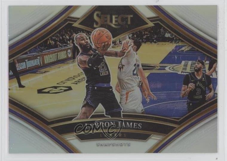 2023-24 Panini Select Snapshots Silver Prizm LeBron James #12