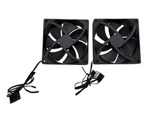 NZXT F120P - 120mm Static Pressure Fan - Two 2 Pack - Black CL-2304-P12 