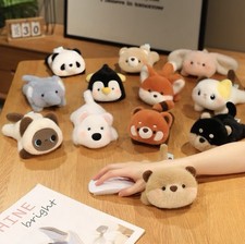 Cute Animal Plush Mouse Wrist Rest Pad Fluffy Kawaii Wrist Support