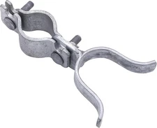 KINNAN 1-3/8" x Chain Link Fence Gate Latch, 1-3/8 X 1-3/8, galvanised 