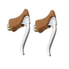 pair of vintage racing brake levers dc204 honey DIA-COMPE bike brakes