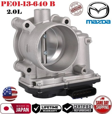  GENUINE MAZDA Throttle Body For 2012-2018 MAZDA 3 CX-3 CX-5 2.0L # PE0113640B