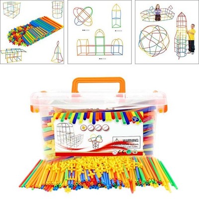 Straw Constructor Stem Fort Building Toy Block Gemeinsame Entwicklung