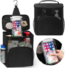 Hanging Shower Organizer, Portable Large Capacity with Phone Storage, Upgraded f