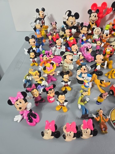 Mickey Minnie Mouse Pluto Goofy Figurines Lot Of 70+ Figures PVC Mcds Toys - Picture 3 of 8