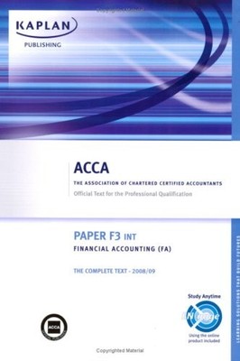 F3 Financial Accounting FA (INT): Complete Text