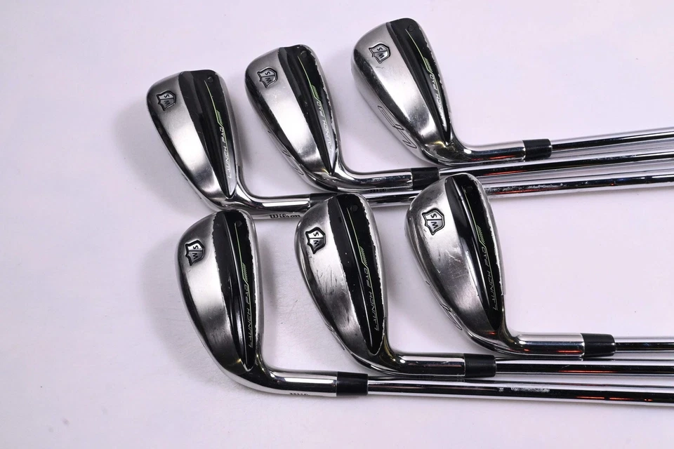 Left Hand Wilson Launch Pad 2022 Irons / 5-PW / Regular Flex KBS Tour 105 - Image 2 of 4
