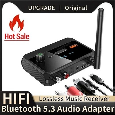 Stereo Audio Receiver AUX USB Optical HD Music to RCA Adapter |5.3v| Bluetooth