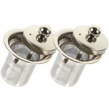 2 Pcs Filtre À Thé Inox Infuseur En Feuilles Passoire Métallique